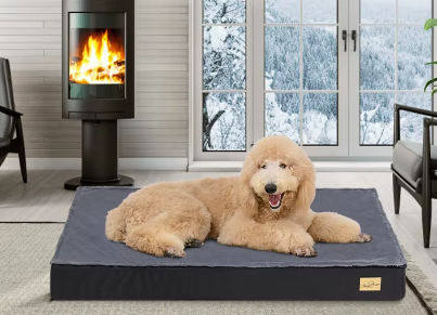 Non-Slip Orthopedic Dog Bed with Waterproof Lining (Suitable for Medium/Large Dogs)