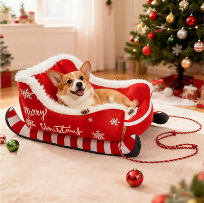Christmas Sleigh Pet Bed
