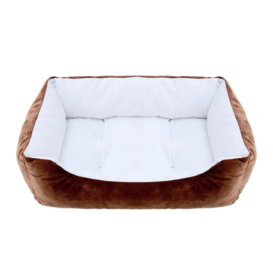 Square Plush Pet Sofa Bed