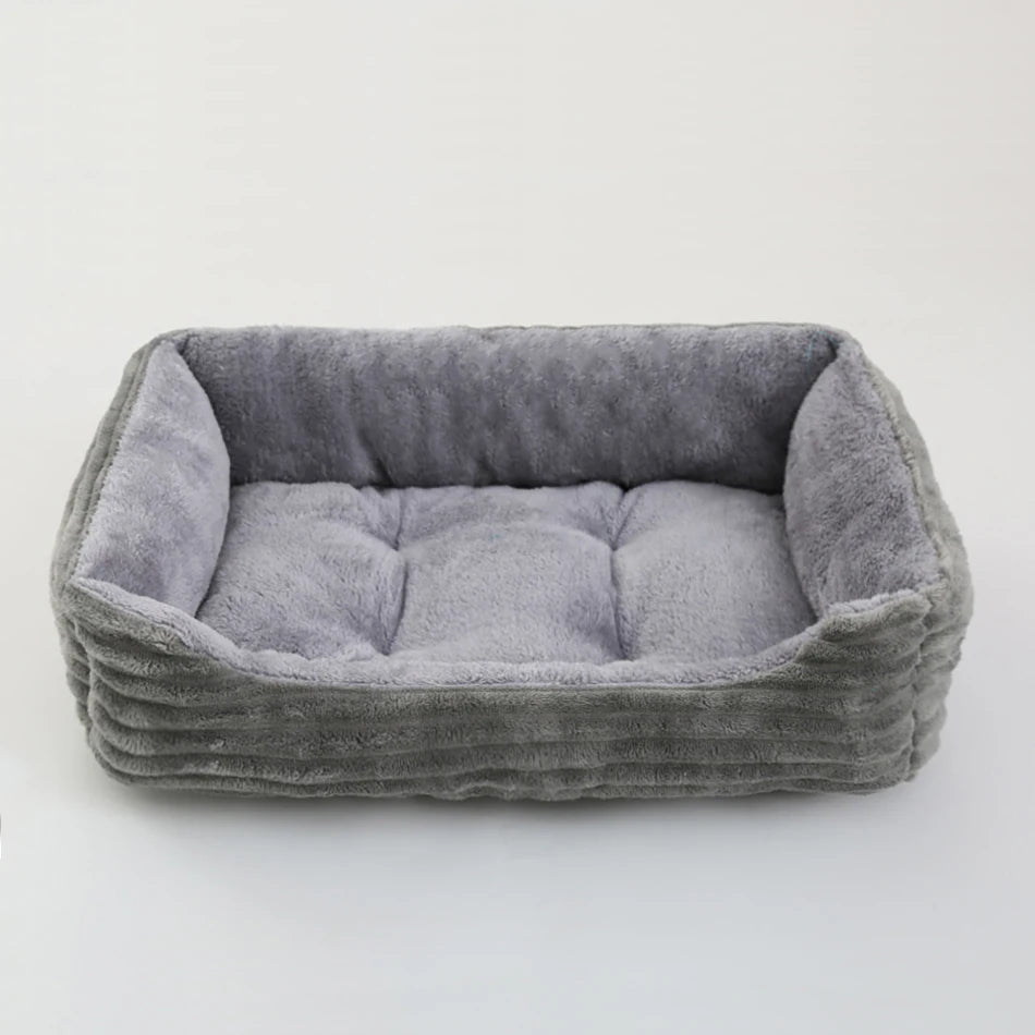 Square Plush Pet Sofa Bed