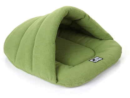 Thick Fleece Warm Pet Cave Bed (Suitable For Small Dogs/Puppies/Cats)