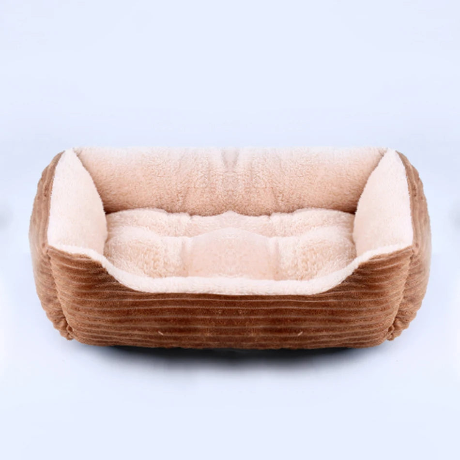 Square Plush Pet Sofa Bed