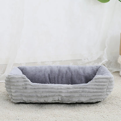 Square Plush Pet Sofa Bed